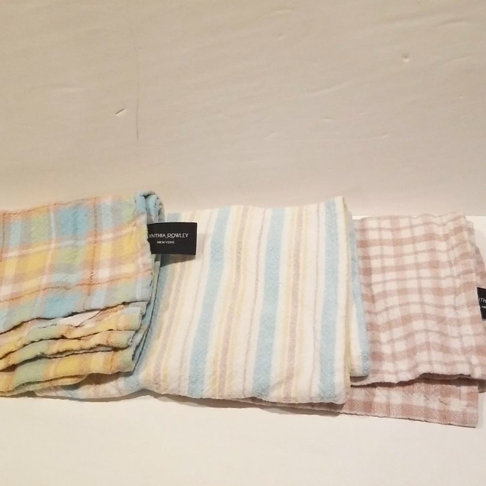 Cynthia Rowley Kitchen Towel set, 3-pack, spring colors
